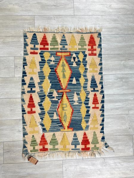 El Dokumasi Halı Kilim Yolluk Paspas Ölçü 123X75 Cm