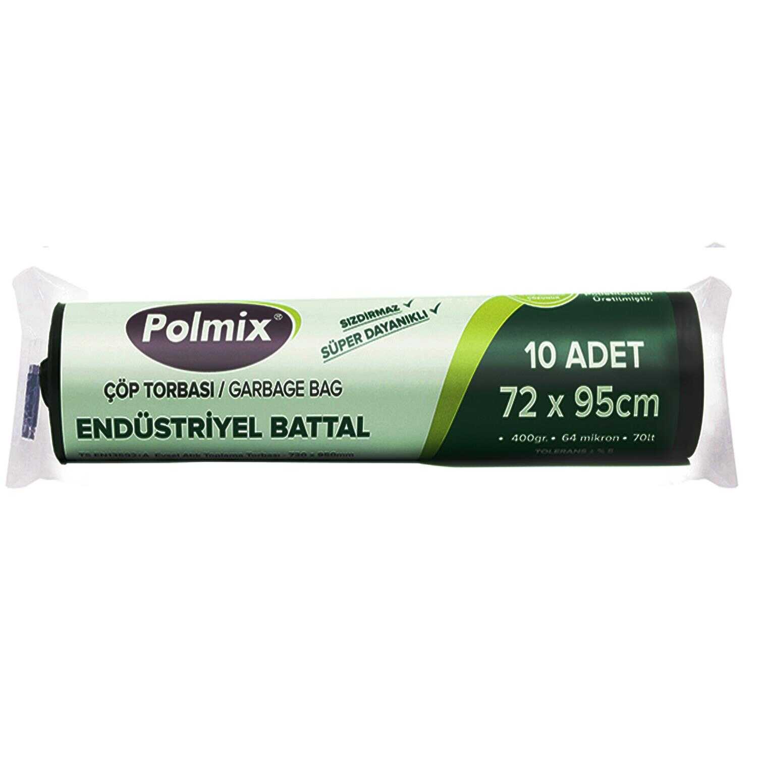 Çöp Torbası Polmix Endüstiriyel 400 Gram 72X95 Mavi 1 Paket