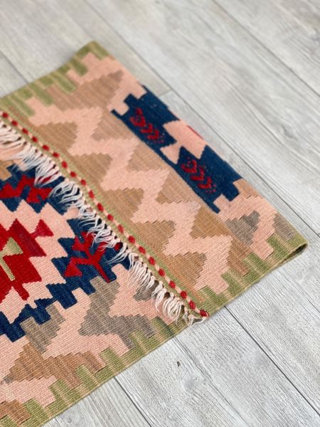 El Dokumasi Halı Kilim Yolluk Paspas Ölçü 176X54 Cm