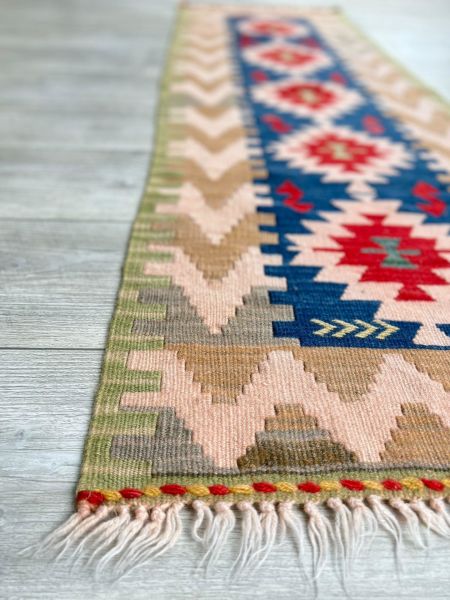 El Dokumasi Halı Kilim Yolluk Paspas Ölçü 176X54 Cm