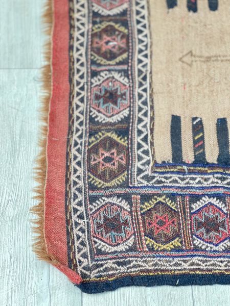 El Dokumasi Halı Kilim Yolluk Paspas Ölçü 171X93 Cm