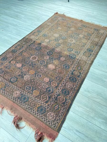 El Dokumasi Halı Kilim Yolluk Paspas Ölçü 190X104 Cm