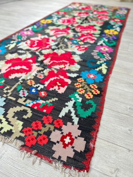 El Dokumasi Halı Kilim Yolluk Paspas Ölçü 297X117 Cm