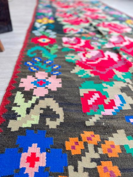 El Dokumasi Halı Kilim Yolluk Paspas Ölçü 297X117 Cm