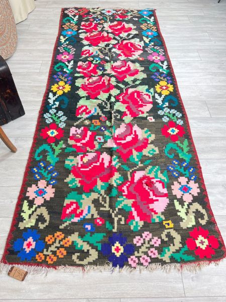 El Dokumasi Halı Kilim Yolluk Paspas Ölçü 297X117 Cm