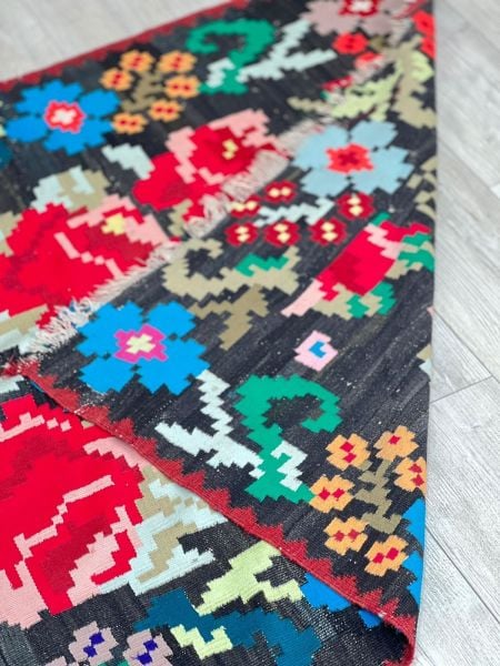 El Dokumasi Halı Kilim Yolluk Paspas Ölçü 297X117 Cm