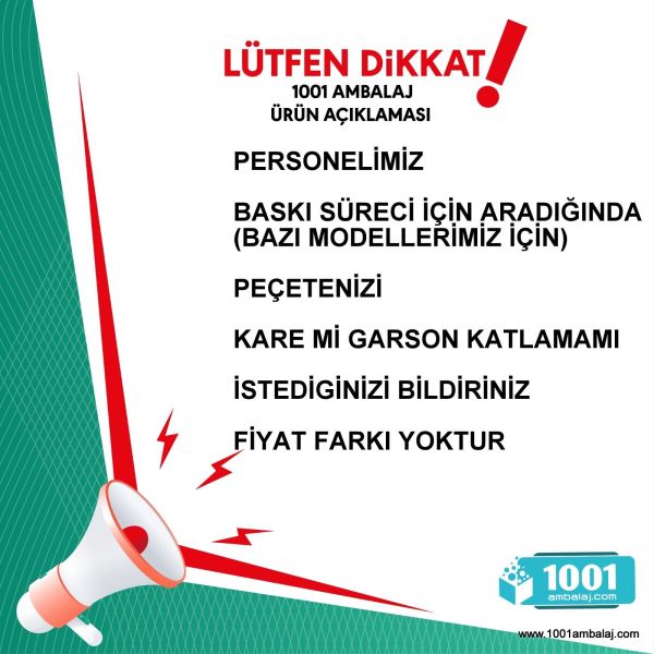 Baskılı Peçete 40X40 Cm 1-2-3 Renk Baskılı Çift Kat Beyaz Kitap Katlama Cepli Peçete
