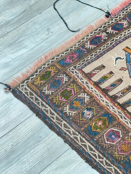 El Dokumasi Halı Kilim Yolluk Paspas Ölçü 175X87 Cm