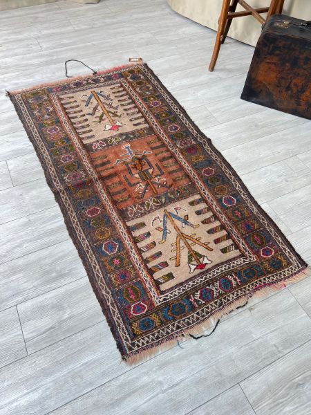 El Dokumasi Halı Kilim Yolluk Paspas Ölçü 175X87 Cm