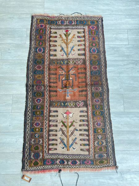 El Dokumasi Halı Kilim Yolluk Paspas Ölçü 175X87 Cm