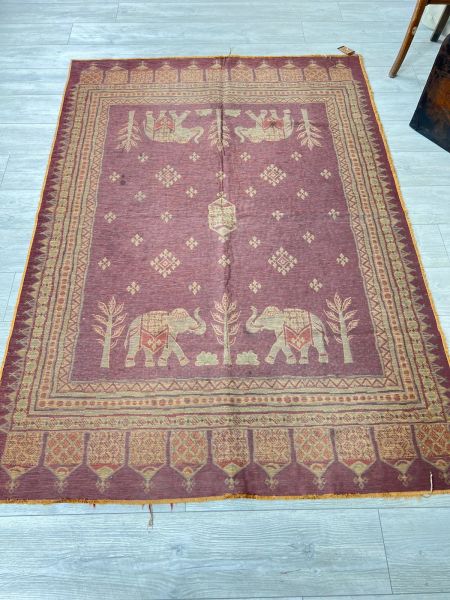 El Dokumasi Halı Kilim Yolluk Paspas Ölçü 200X142 Cm