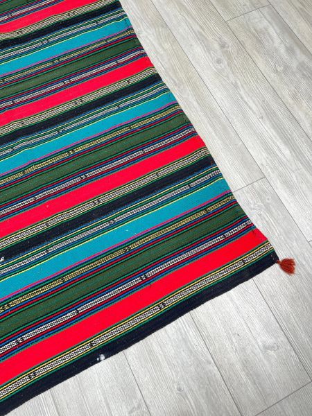 El Dokumasi Halı Kilim Yolluk Paspas Ölçü 185X177 Cm