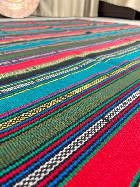 El Dokumasi Halı Kilim Yolluk Paspas Ölçü 185X177 Cm