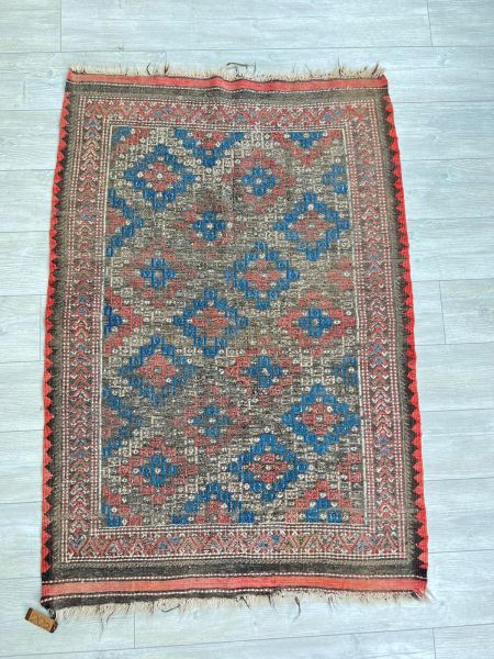 El Dokumasi Halı Kilim Yolluk Paspas Ölçü 160X107 Cm