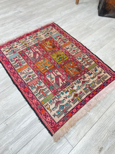 El Dokumasi Halı Kilim Yolluk Paspas Ölçü 96X72 Cm