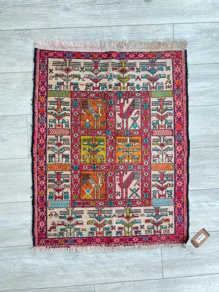El Dokumasi Halı Kilim Yolluk Paspas Ölçü 96X72 Cm