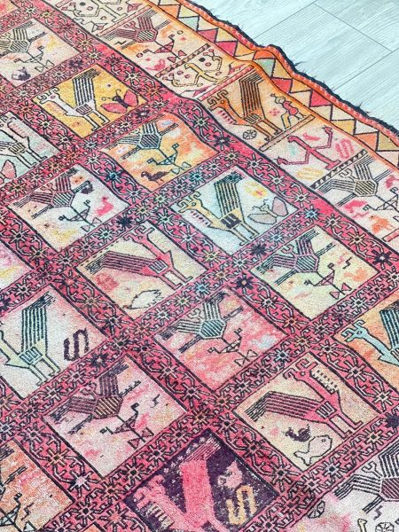 El Dokumasi Halı Kilim Yolluk Paspas Ölçü 190X123 Cm