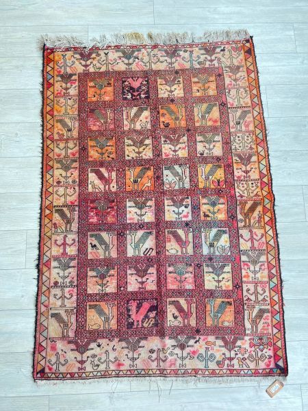 El Dokumasi Halı Kilim Yolluk Paspas Ölçü 190X123 Cm