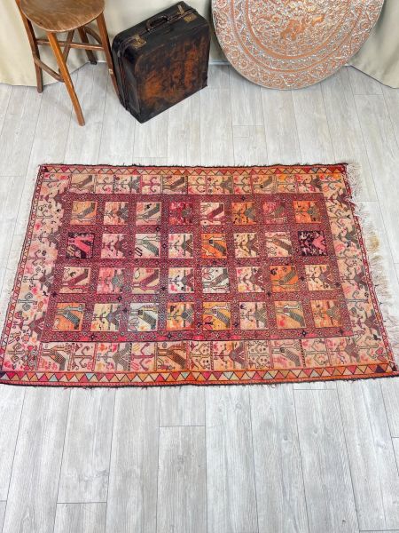 El Dokumasi Halı Kilim Yolluk Paspas Ölçü 190X123 Cm