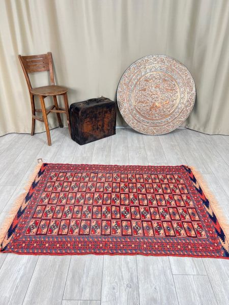 El Dokumasi Halı Kilim Yolluk Paspas Ölçü 158X102 Cm