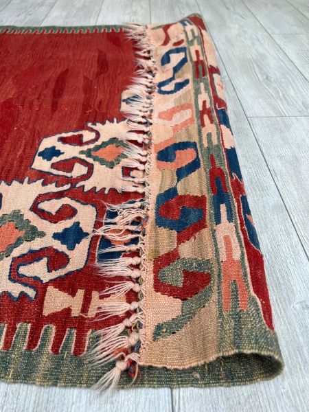 El Dokumasi Halı Kilim Yolluk Paspas Ölçü 174X112 Cm