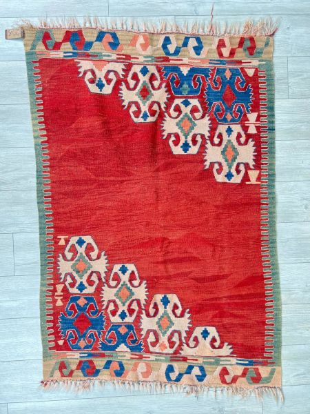 El Dokumasi Halı Kilim Yolluk Paspas Ölçü 174X112 Cm