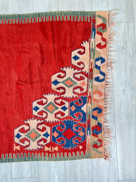 El Dokumasi Halı Kilim Yolluk Paspas Ölçü 174X112 Cm