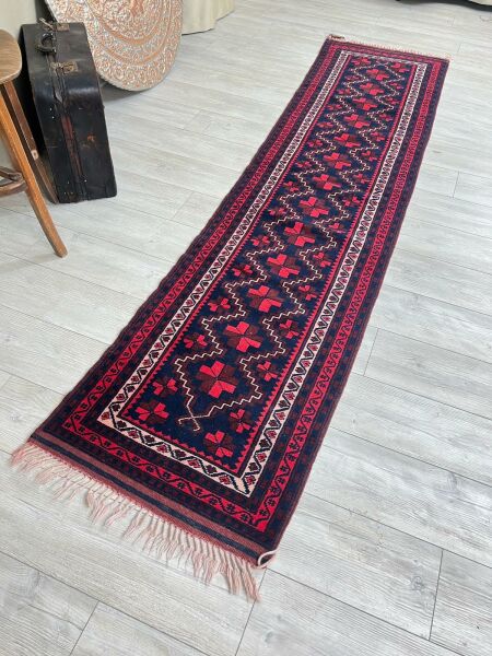 El Dokumasi Halı Kilim Yolluk Paspas Ölçü 296X69 Cm