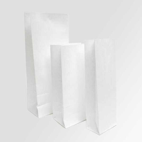 Paket Servis Torbası 25X14X34 Cm Beyaz Renk 650 Adet