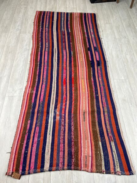 El Dokumasi Halı Kilim Yolluk Paspas Ölçü 260X117 Cm