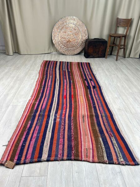 El Dokumasi Halı Kilim Yolluk Paspas Ölçü 260X117 Cm