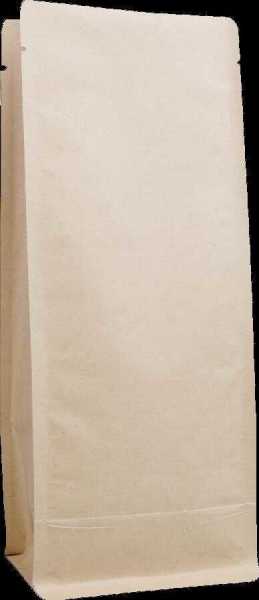 14X35X4,75 Cm Kraft Penceresiz 100 Adet Kilitsiz Tabanli Doypack Torba /105/