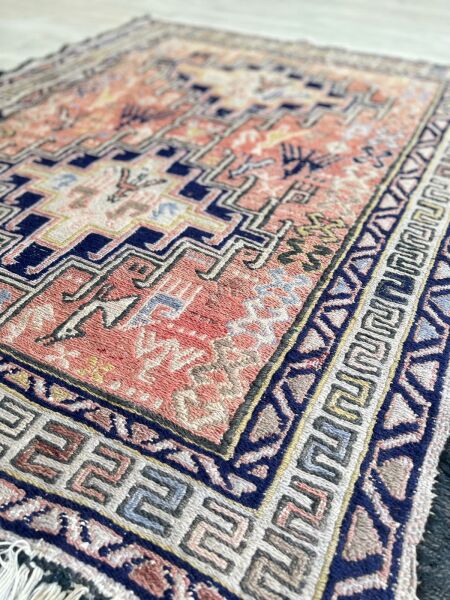 El Dokumasi Halı Kilim Yolluk Paspas Ölçü 131X103 Cm