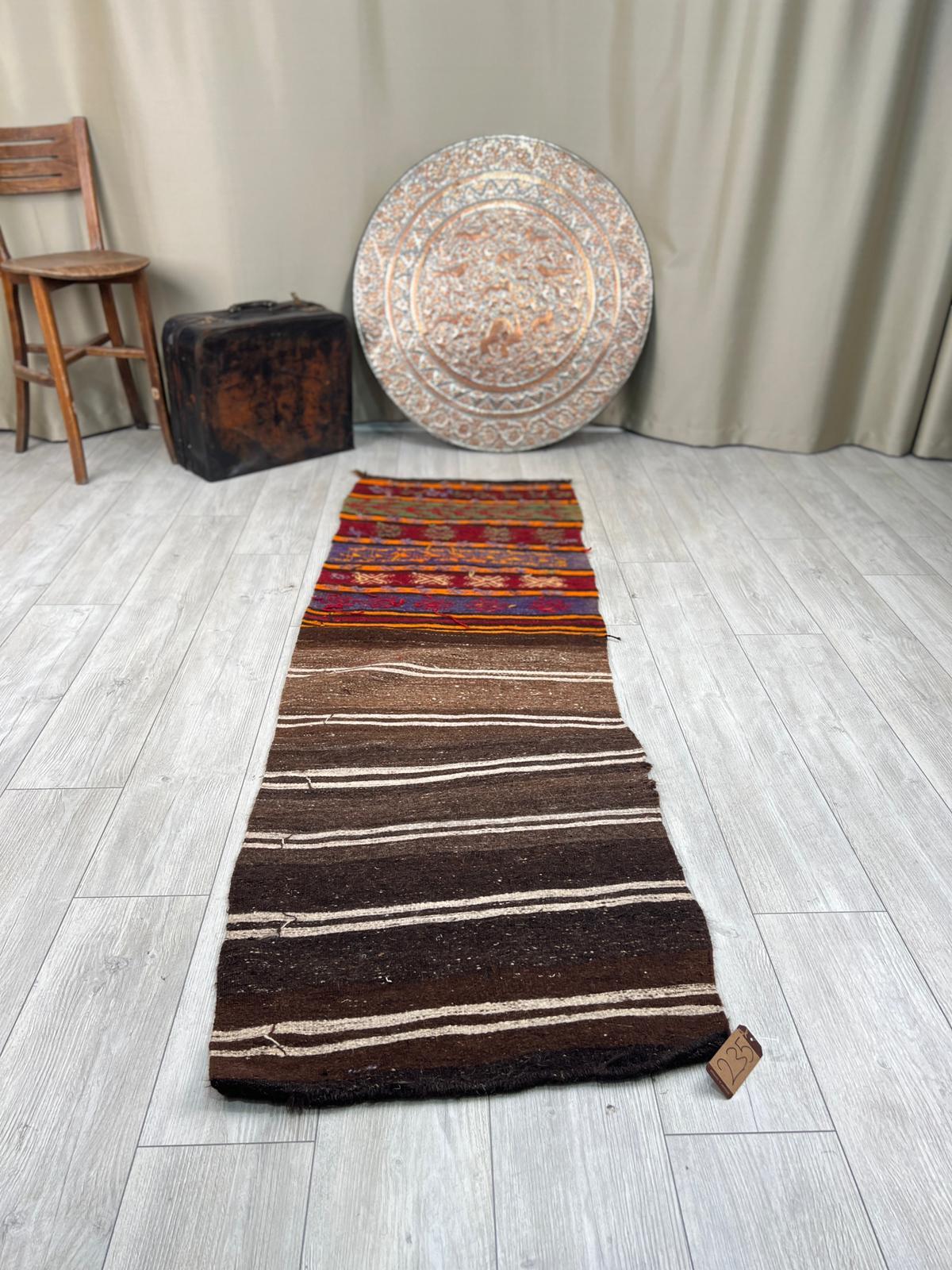 El Dokumasi Halı Kilim Yolluk Paspas Ölçü 210X68 Cm