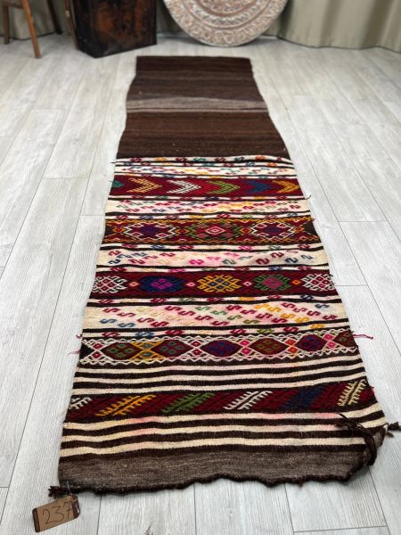 El Dokumasi Halı Kilim Yolluk Paspas Ölçü 275X76 Cm