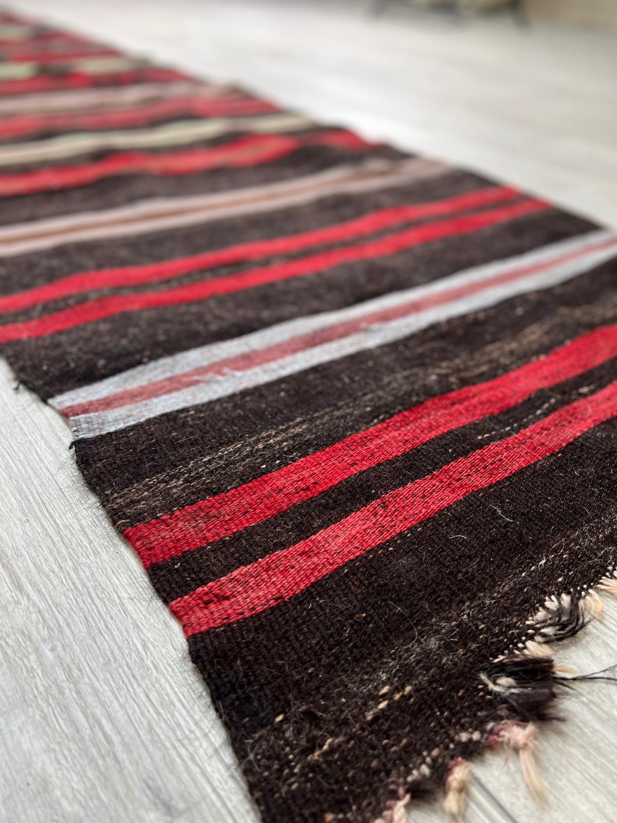 El Dokumasi Halı Kilim Yolluk Paspas Ölçü 326X69 Cm