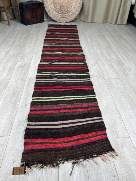 El Dokumasi Halı Kilim Yolluk Paspas Ölçü 326X69 Cm