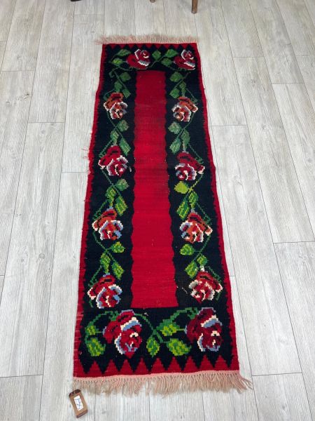 El Dokumasi Halı Kilim Yolluk Paspas Ölçü 187X64 Cm