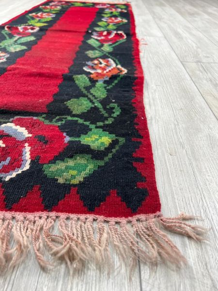 El Dokumasi Halı Kilim Yolluk Paspas Ölçü 187X64 Cm