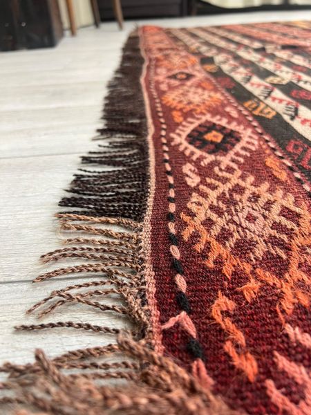 El Dokumasi Halı Kilim Yolluk Paspas Ölçü 290X197 Cm