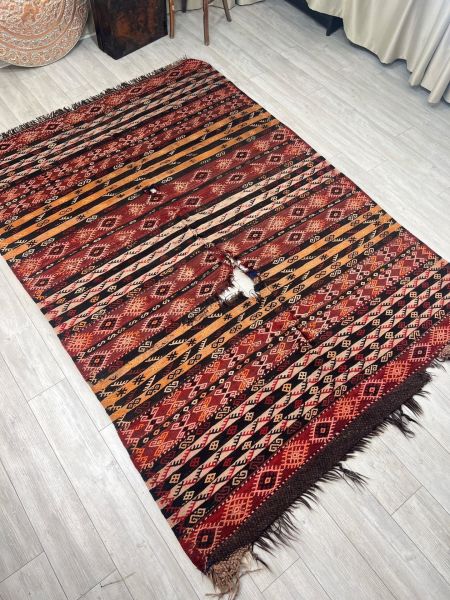 El Dokumasi Halı Kilim Yolluk Paspas Ölçü 290X197 Cm