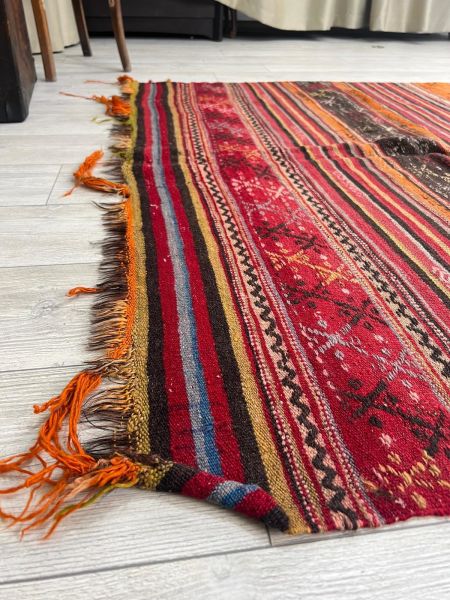 El Dokumasi Halı Kilim Yolluk Paspas Ölçü 272X153 Cm