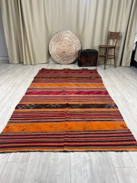 El Dokumasi Halı Kilim Yolluk Paspas Ölçü 272X153 Cm