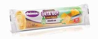 Çöp Torbası Polmix Büzgülü Orta 55X60 Mikron Limon Kokulu 5 Paket