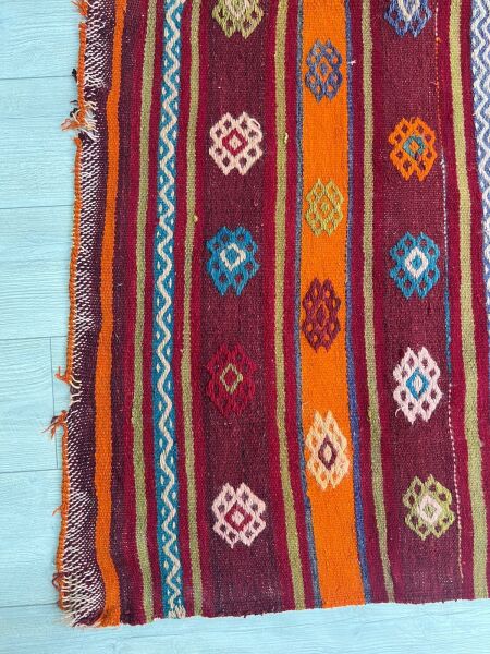 El Dokumasi Halı Kilim Yolluk Paspas Ölçü 285X188 Cm