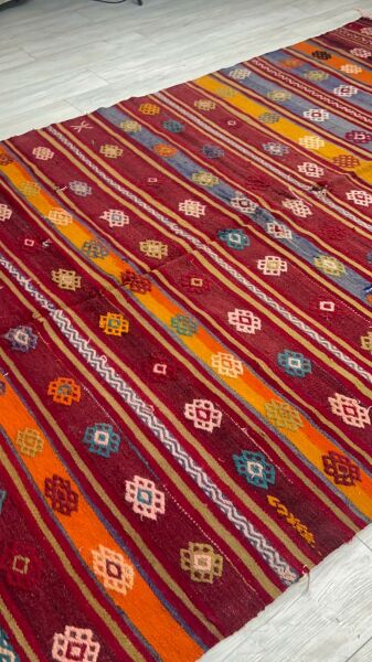 El Dokumasi Halı Kilim Yolluk Paspas Ölçü 285X188 Cm