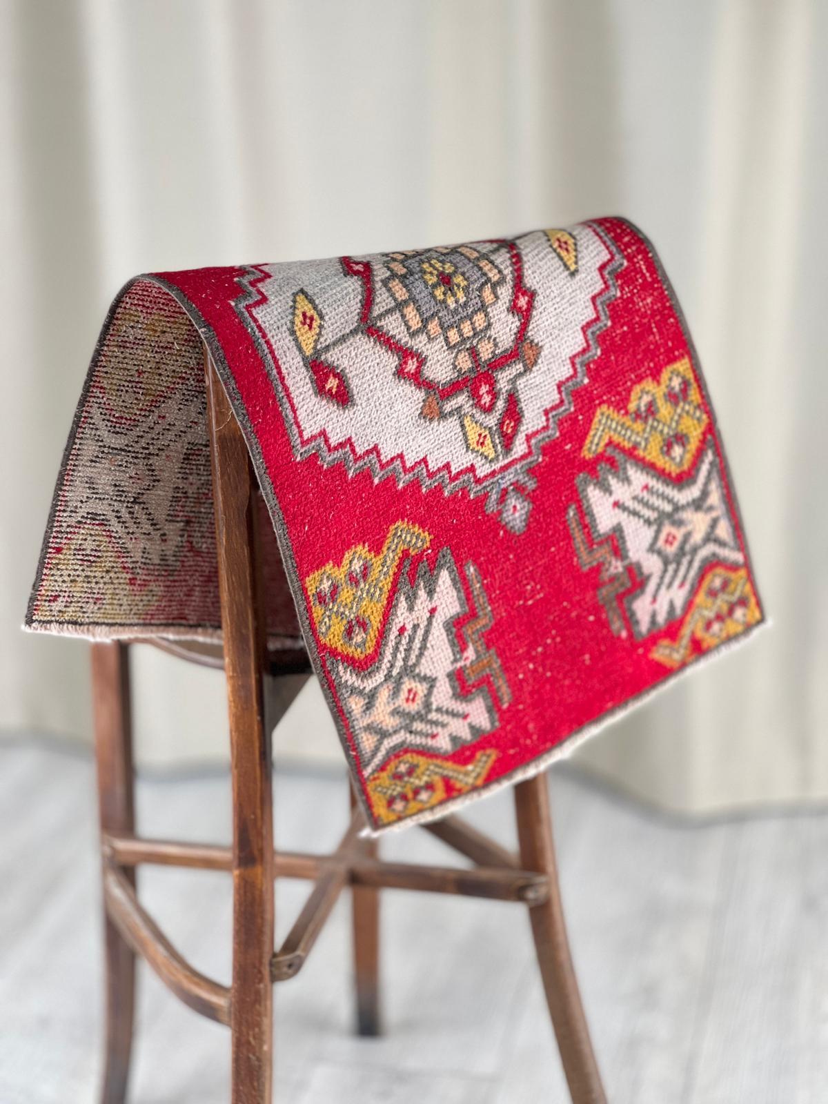 El Dokumasi Halı Kilim Yolluk Paspas Ölçü 90X41 Cm