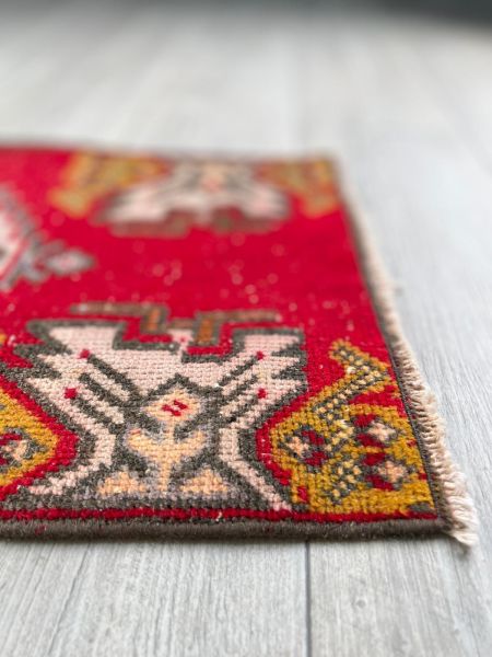 El Dokumasi Halı Kilim Yolluk Paspas Ölçü 90X41 Cm