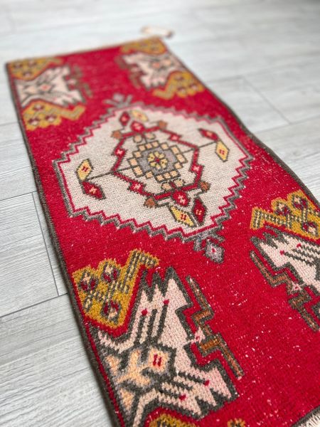 El Dokumasi Halı Kilim Yolluk Paspas Ölçü 90X41 Cm