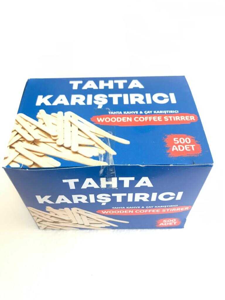 Ahşap Çay Kariştiricisi kağıtsiz 500 Lü 1 Paket